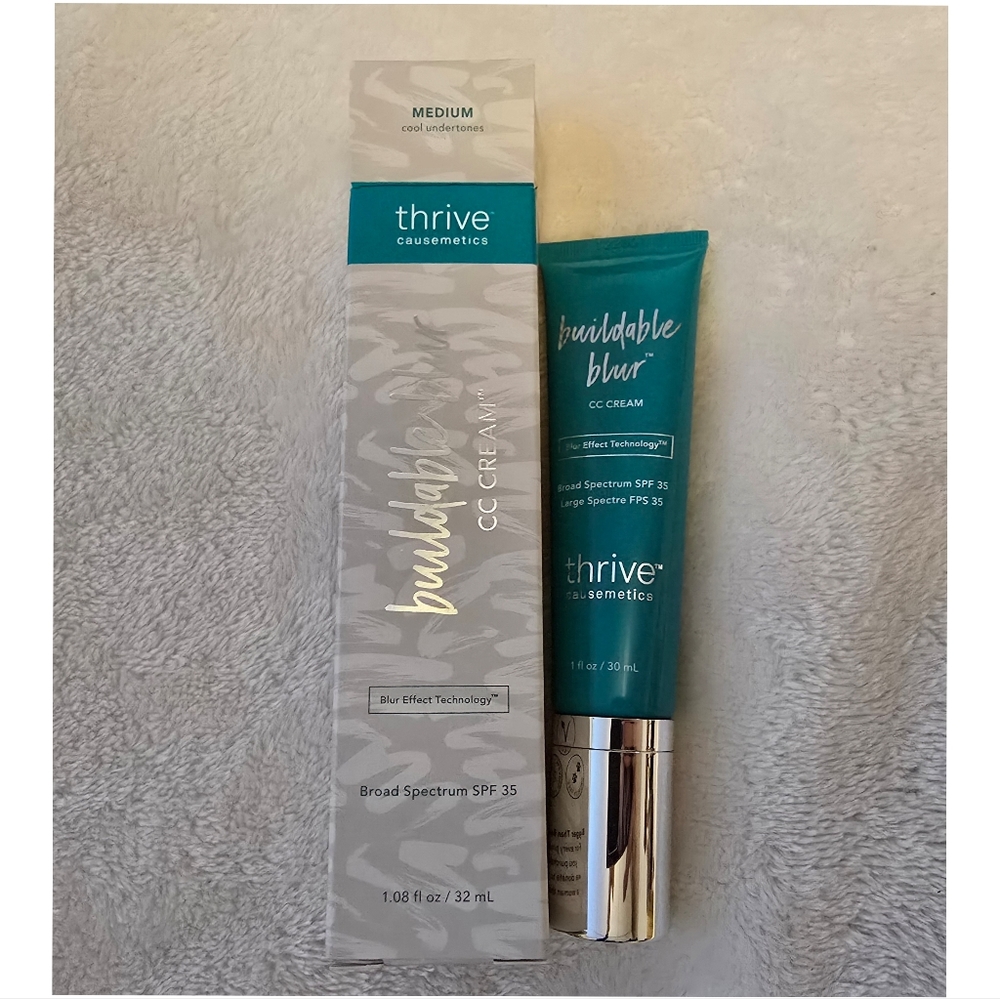 Thrive Cosmetics Buildable Blur CC Cream Medium cool